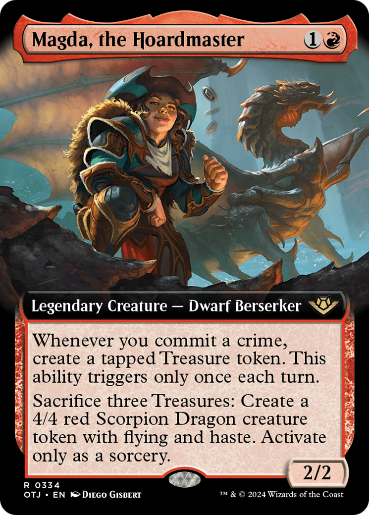 Magda, the Hoardmaster (Extended Art) [Outlaws of Thunder Junction] | Devastation Store