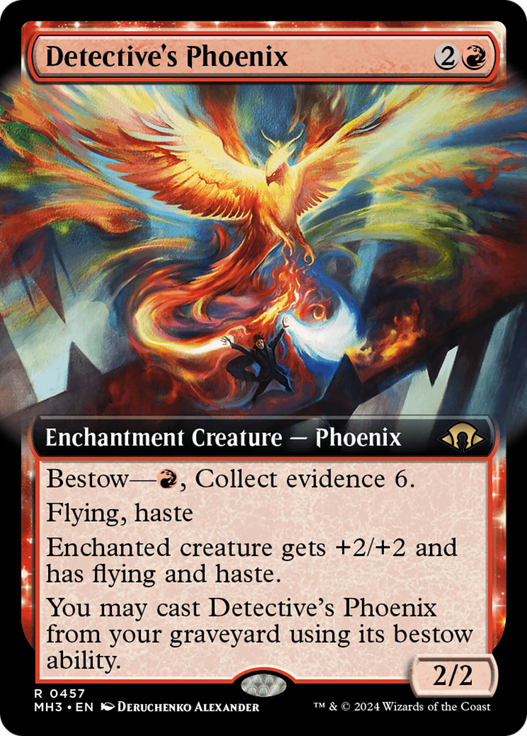 Detective's Phoenix (Borderless) [Modern Horizons 3] | Devastation Store