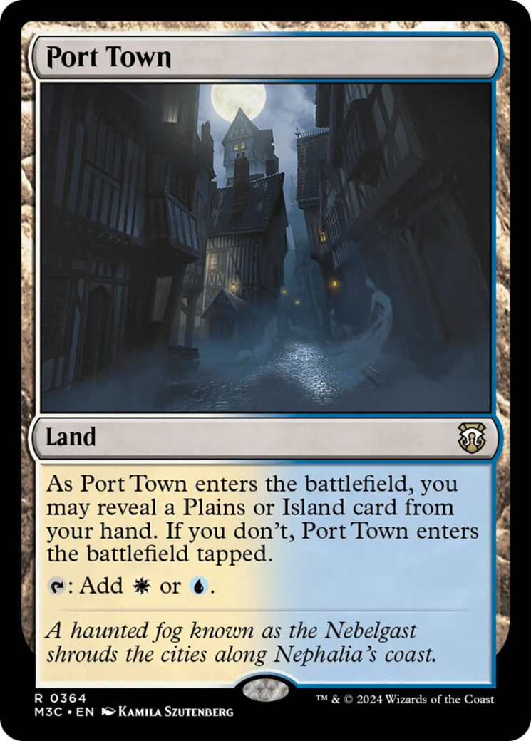 Port Town (Ripple Foil) [Modern Horizons 3 Commander] | Devastation Store