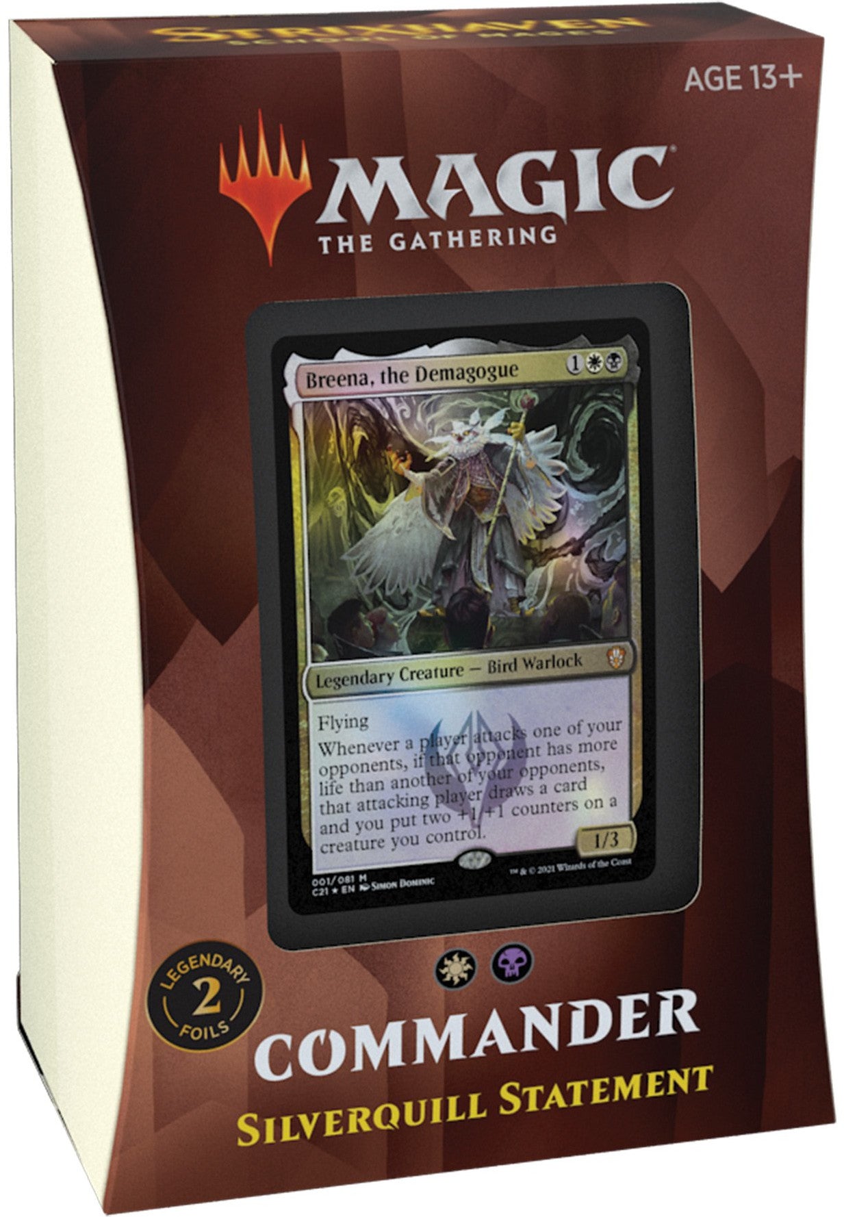 Strixhaven: School of Mages - Commander Deck (Silverquill Statement) | Devastation Store