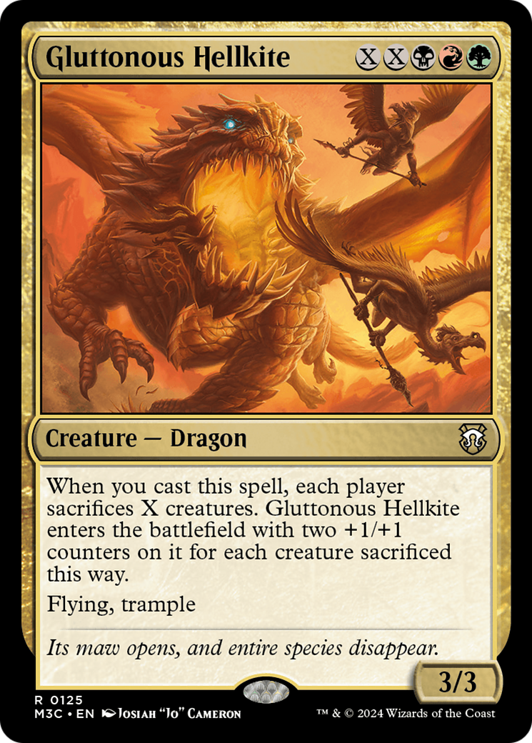 Gluttonous Hellkite [Modern Horizons 3 Commander] | Devastation Store