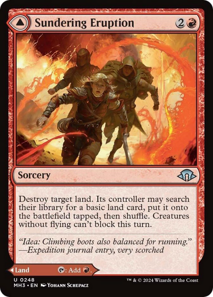 Sundering Eruption // Volcanic Fissure [Modern Horizons 3] | Devastation Store