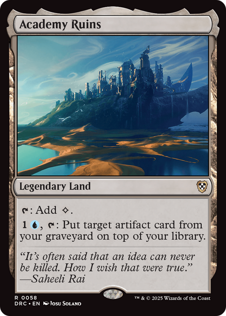 Academy Ruins [Aetherdrift Commander] | Devastation Store