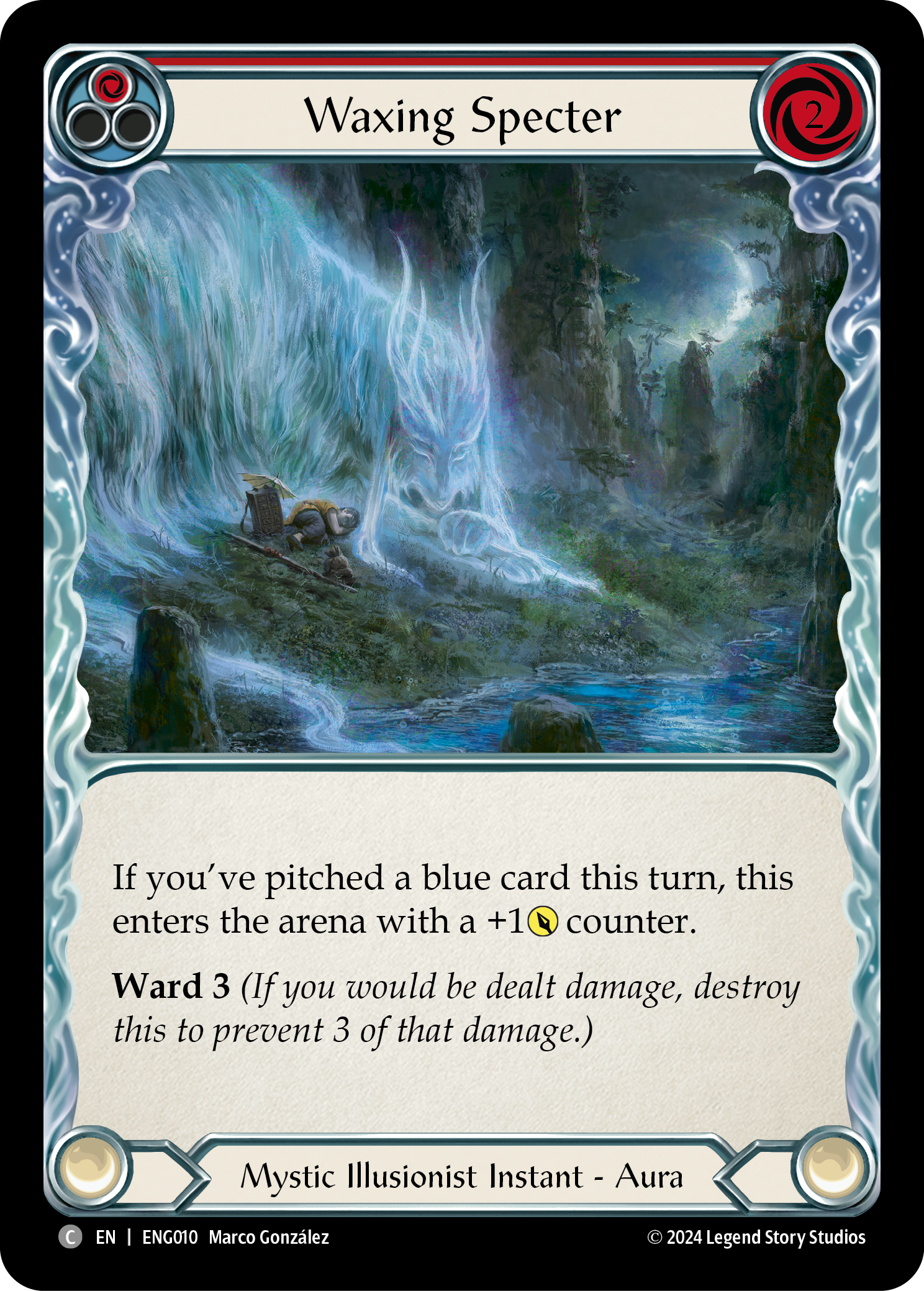 Waxing Specter [ENG010] (Part the Mistveil Enigma Blitz Deck) | Devastation Store