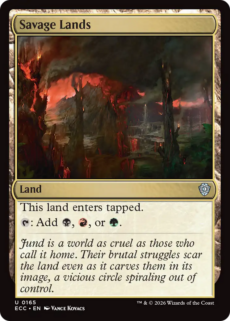 Savage Lands [Lorwyn Eclipsed Commander] | Devastation Store