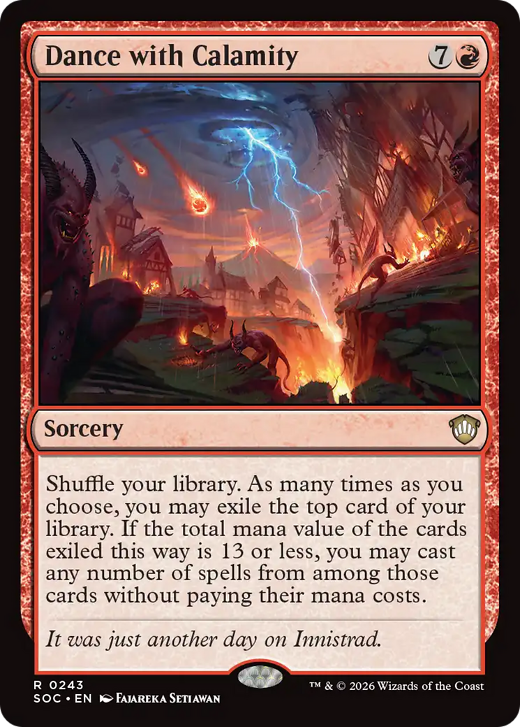 Dance with Calamity [Secrets of Strixhaven Commander] | Devastation Store