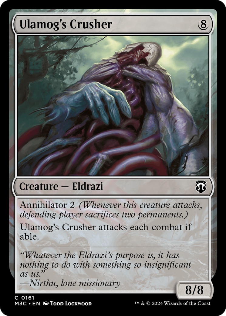 Ulamog's Crusher (Ripple Foil) [Modern Horizons 3 Commander] | Devastation Store