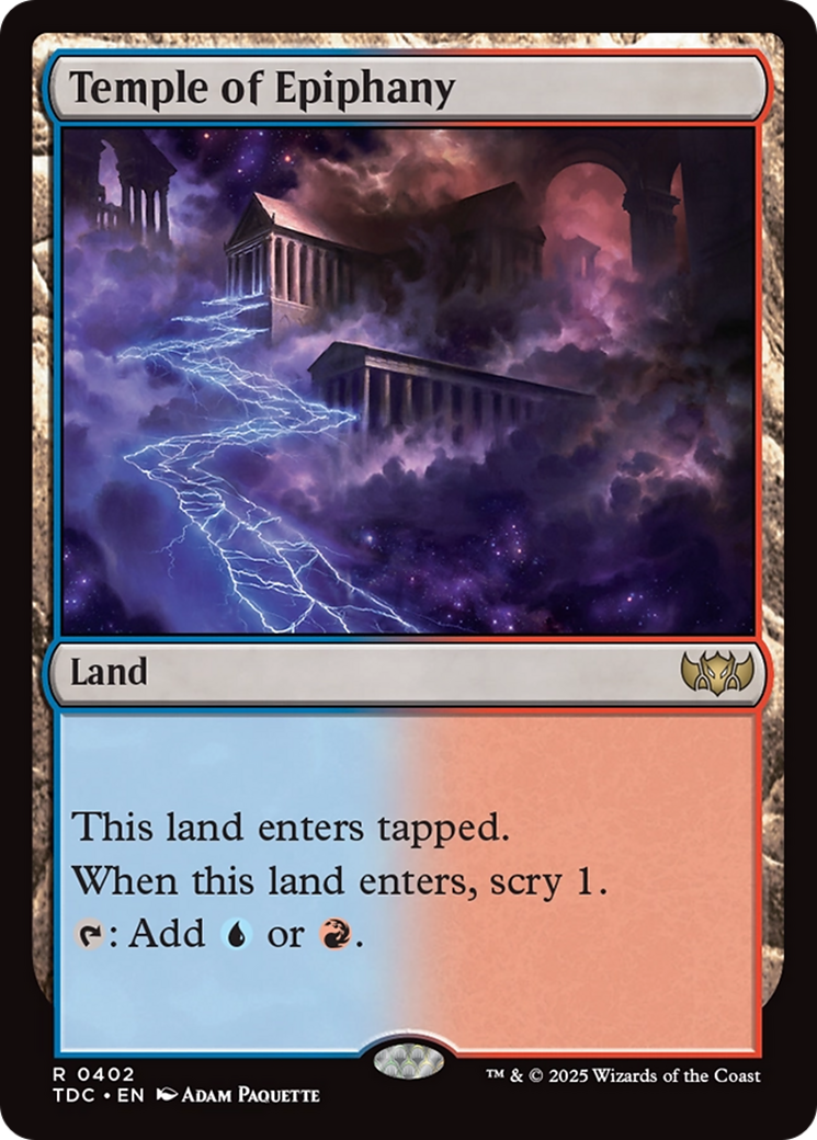 Temple of Epiphany [Tarkir: Dragonstorm Commander] | Devastation Store