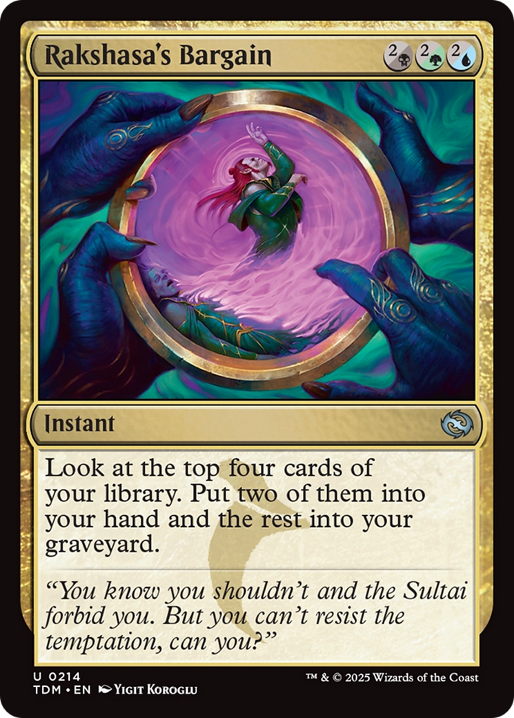 Rakshasa's Bargain [Tarkir: Dragonstorm] | Devastation Store