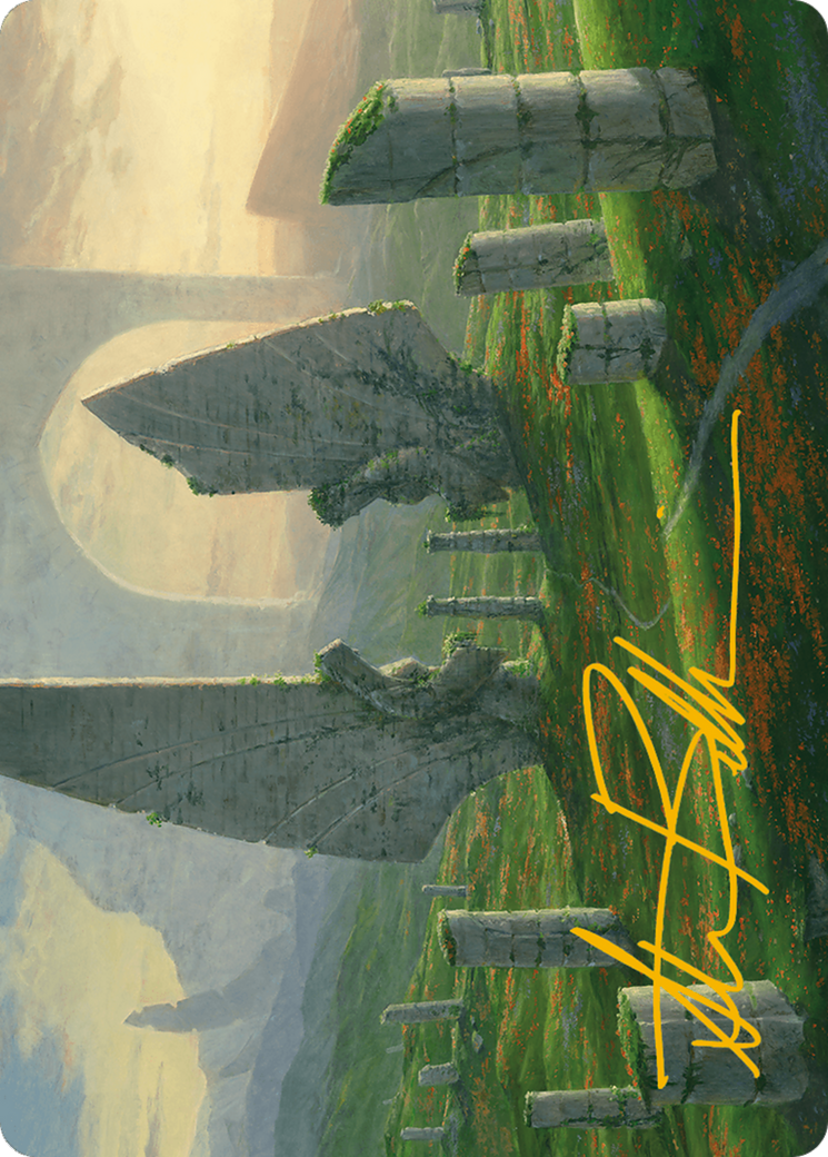 Monumental Henge Art Card (Gold-Stamped Signature) [Modern Horizons 3 Art Series] | Devastation Store