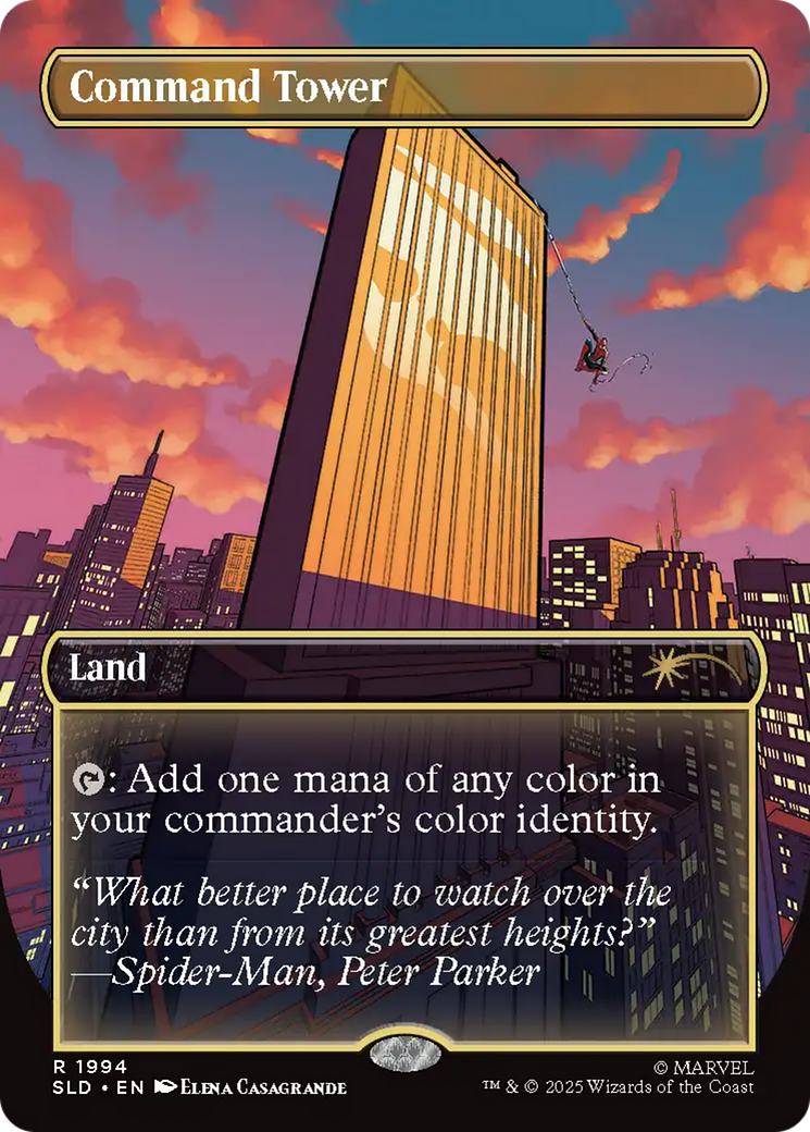 Command Tower (1994) (Rainbow Foil) [Secret Lair Drop Series] | Devastation Store