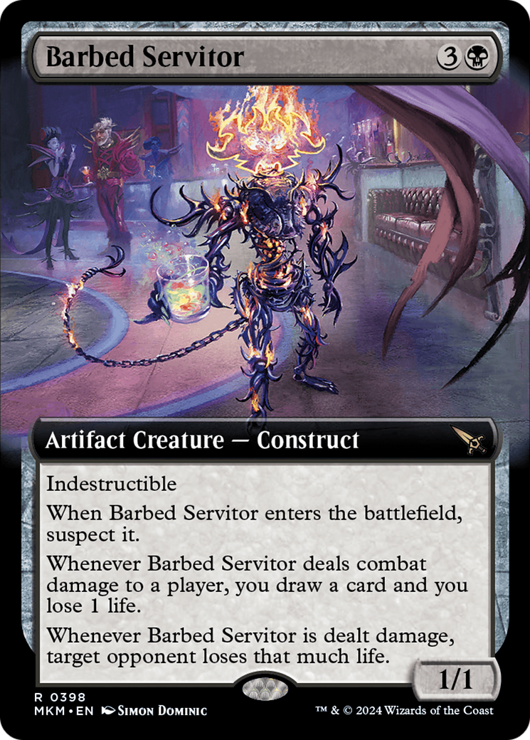 Barbed Servitor (Extended Art) [Murders at Karlov Manor] | Devastation Store