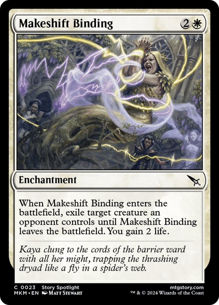 Makeshift Binding [Murders at Karlov Manor] | Devastation Store