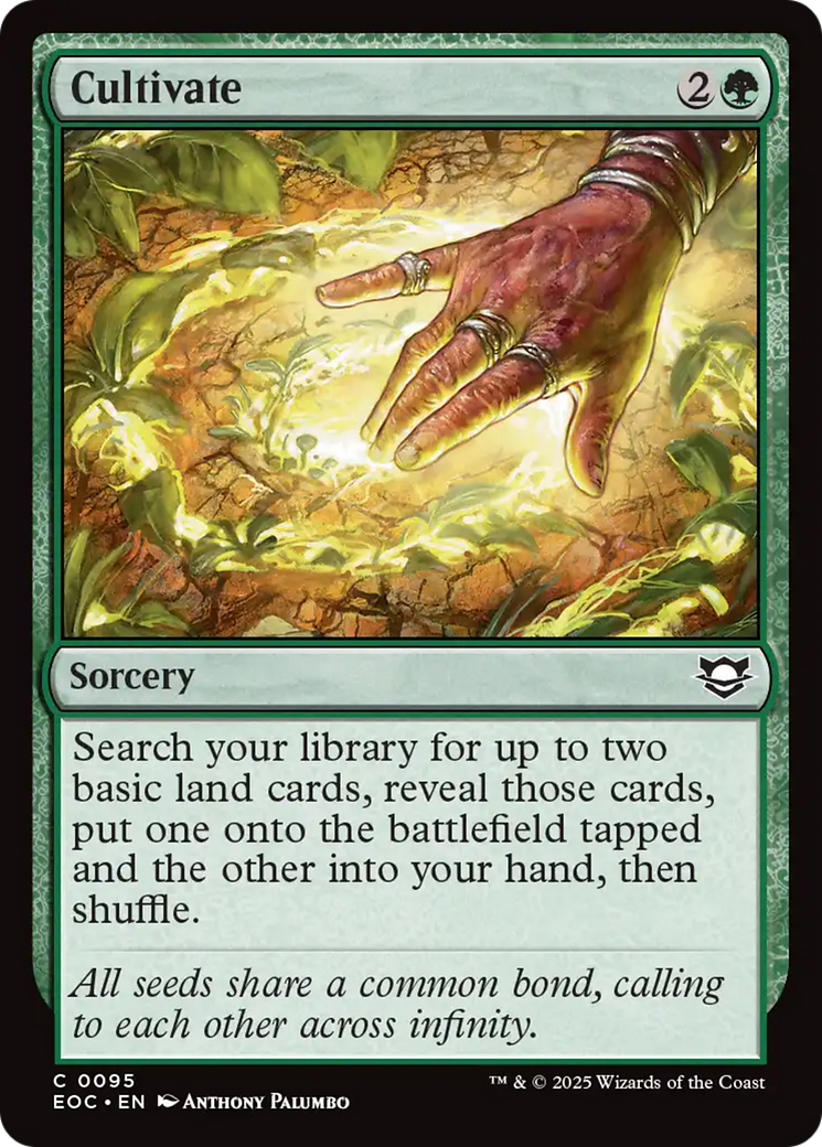 Cultivate [Edge of Eternities Commander] | Devastation Store