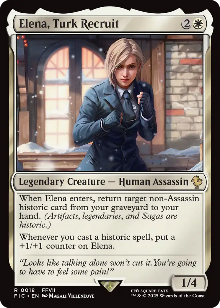 Elena, Turk Recruit [FINAL FANTASY Commander] | Devastation Store