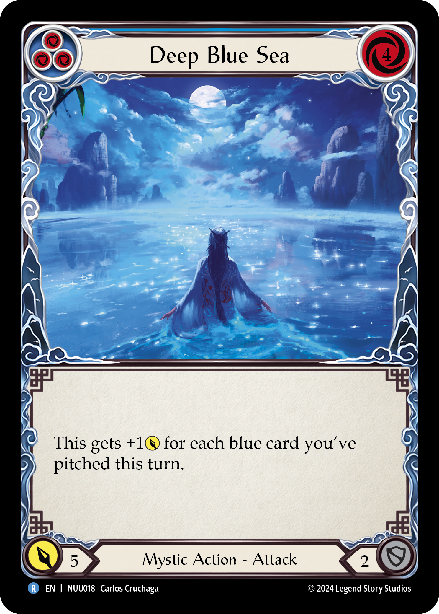Deep Blue Sea [NUU018] (Part the Mistveil Nuu Blitz Deck) | Devastation Store