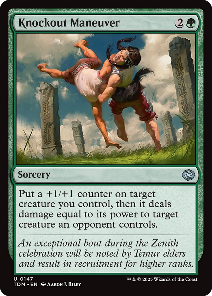 Knockout Maneuver [Tarkir: Dragonstorm] | Devastation Store