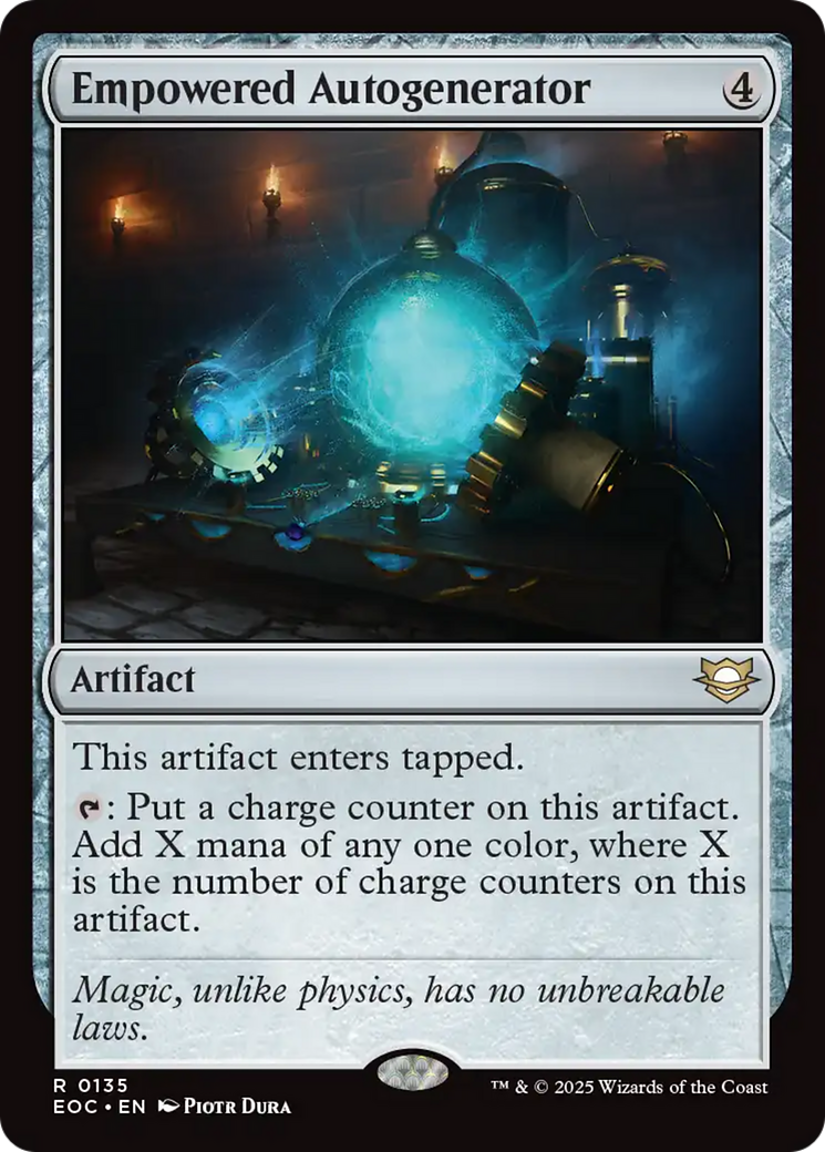 Empowered Autogenerator [Edge of Eternities Commander] | Devastation Store
