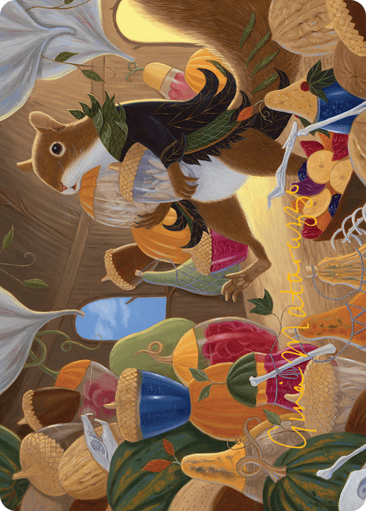 Stocking the Pantry Art Card (Gold-Stamped Signature) [Bloomburrow Art Series] | Devastation Store