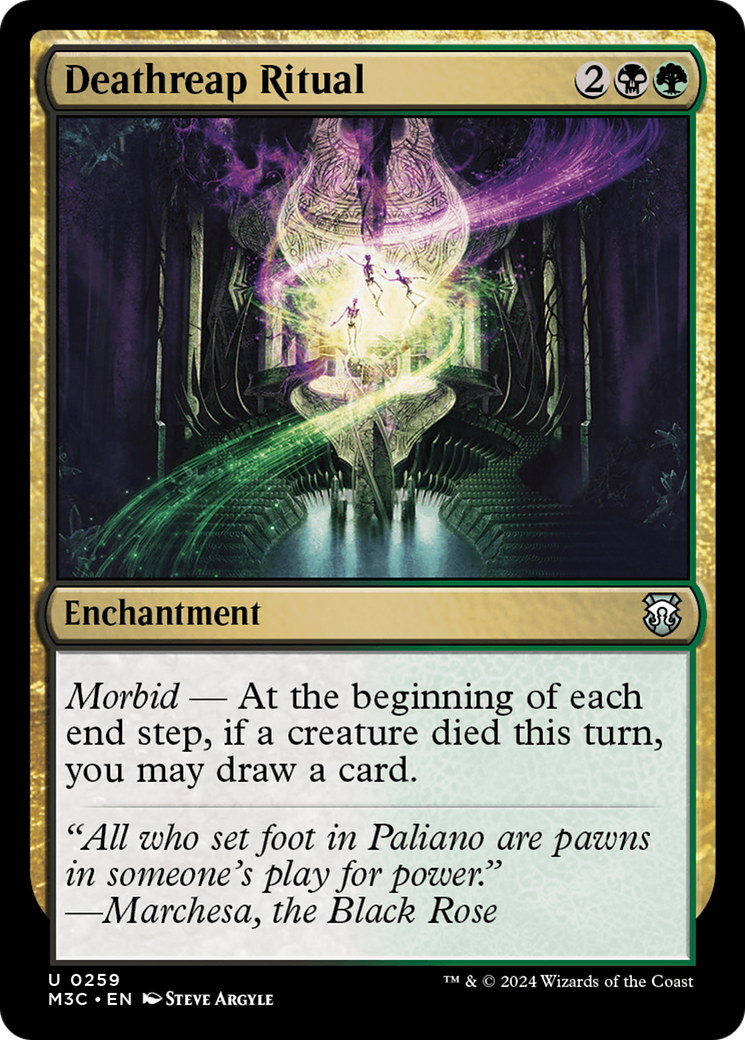 Deathreap Ritual (Ripple Foil) [Modern Horizons 3 Commander] | Devastation Store