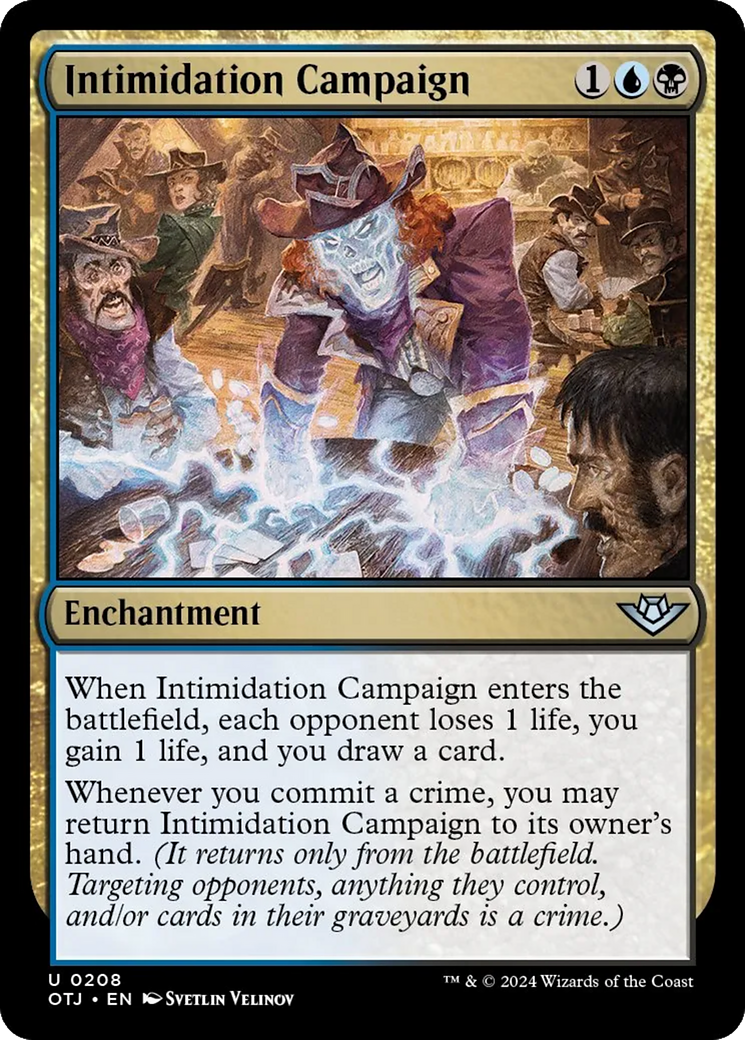 Intimidation Campaign [Outlaws of Thunder Junction] | Devastation Store