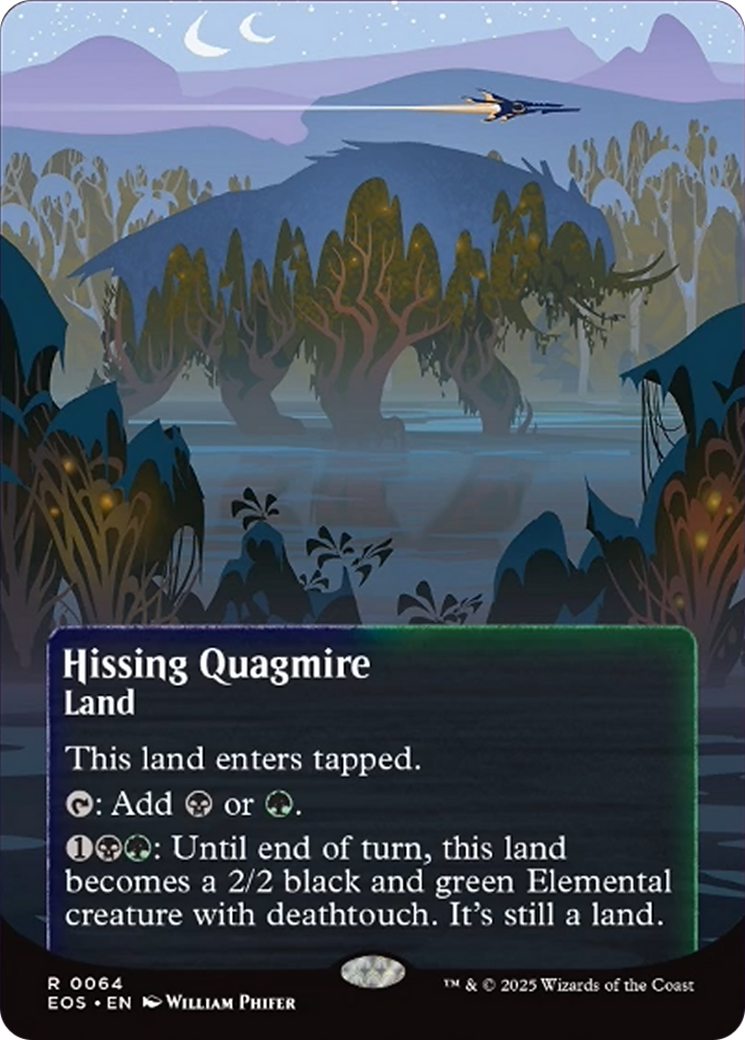 Hissing Quagmire (0064) (Borderless) [Edge of Eternities: Stellar Sights] | Devastation Store