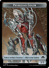 Eldrazi Spawn // Phyrexian Golem Double-Sided Token [Modern Horizons 3 Tokens] | Devastation Store