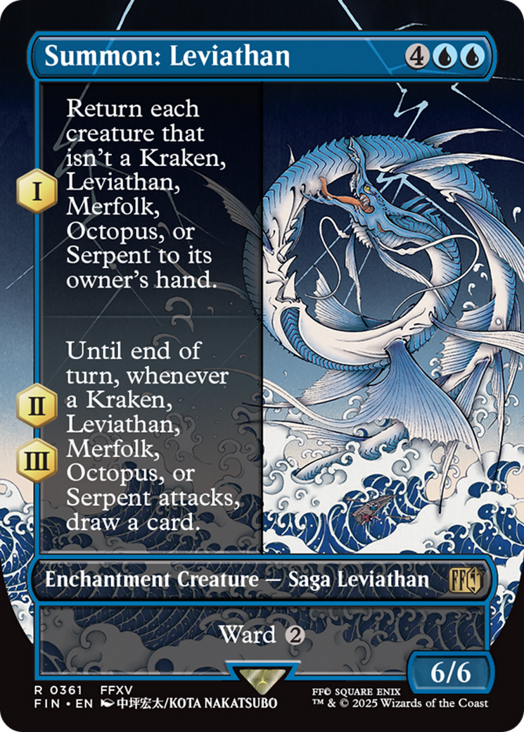 Summon: Leviathan (Borderless) [FINAL FANTASY] | Devastation Store