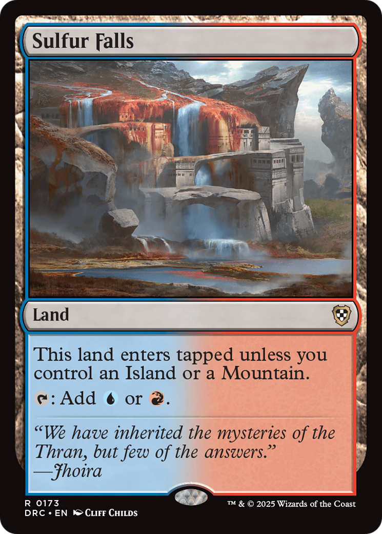 Sulfur Falls [Aetherdrift Commander] | Devastation Store