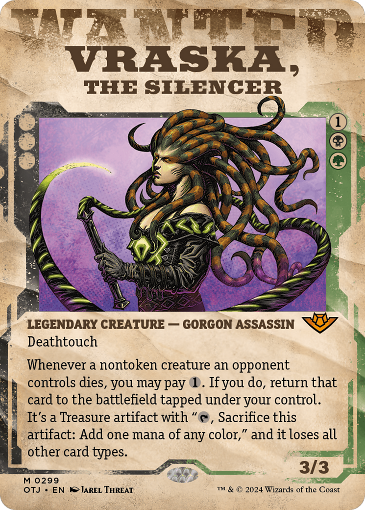 Vraska, the Silencer (Showcase) [Outlaws of Thunder Junction] | Devastation Store