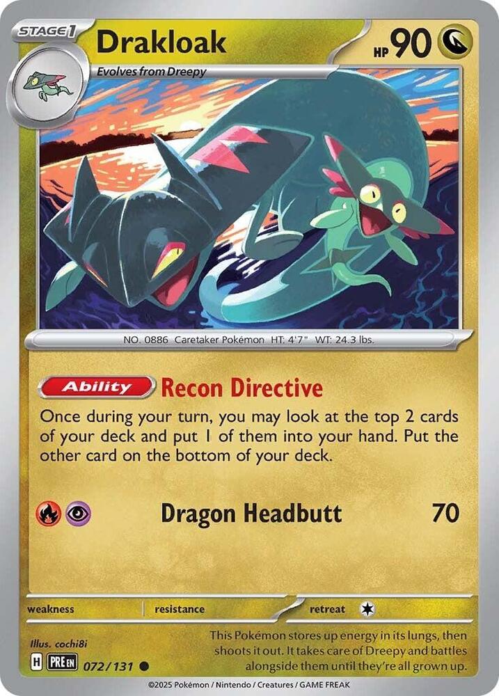 Drakloak (072/131) [Scarlet & Violet: Prismatic Evolutions] | Devastation Store