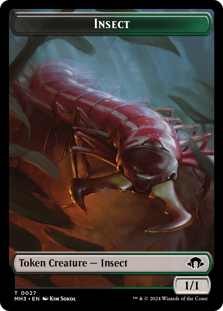 Eldrazi Spawn // Insect (0027) Double-Sided Token [Modern Horizons 3 Tokens] | Devastation Store