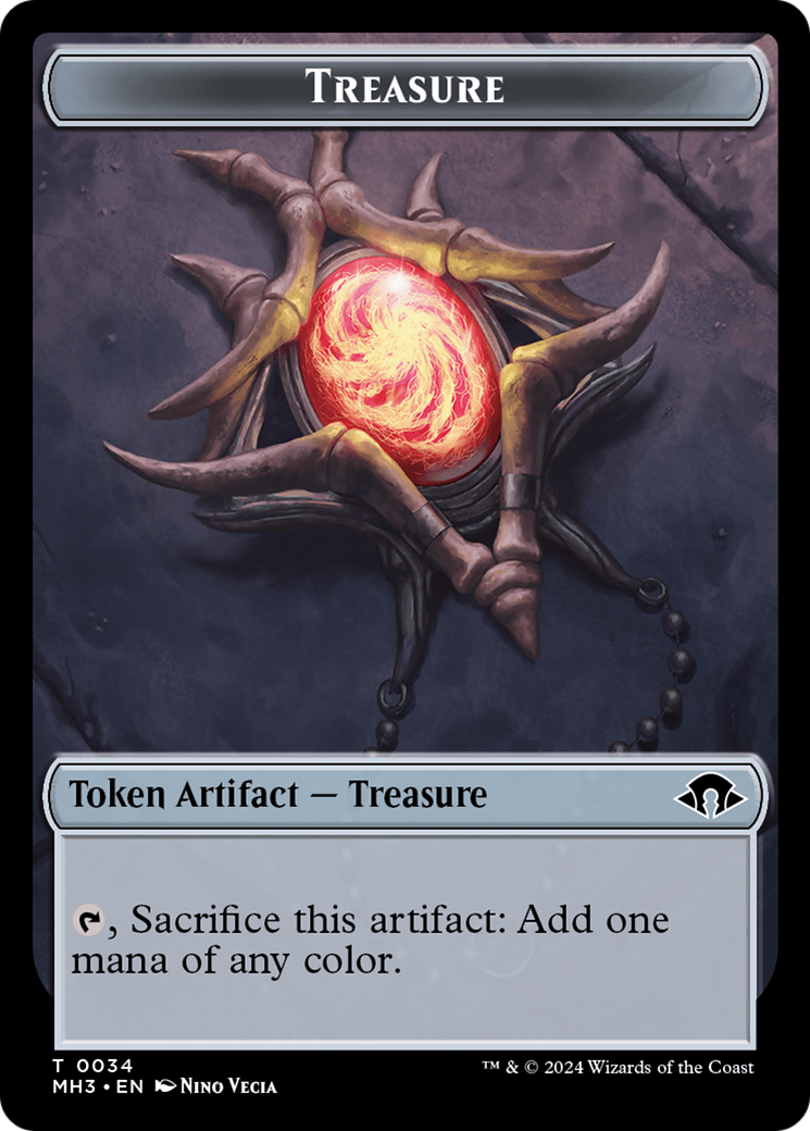 Copy // Treasure Double-Sided Token [Modern Horizons 3 Tokens] | Devastation Store
