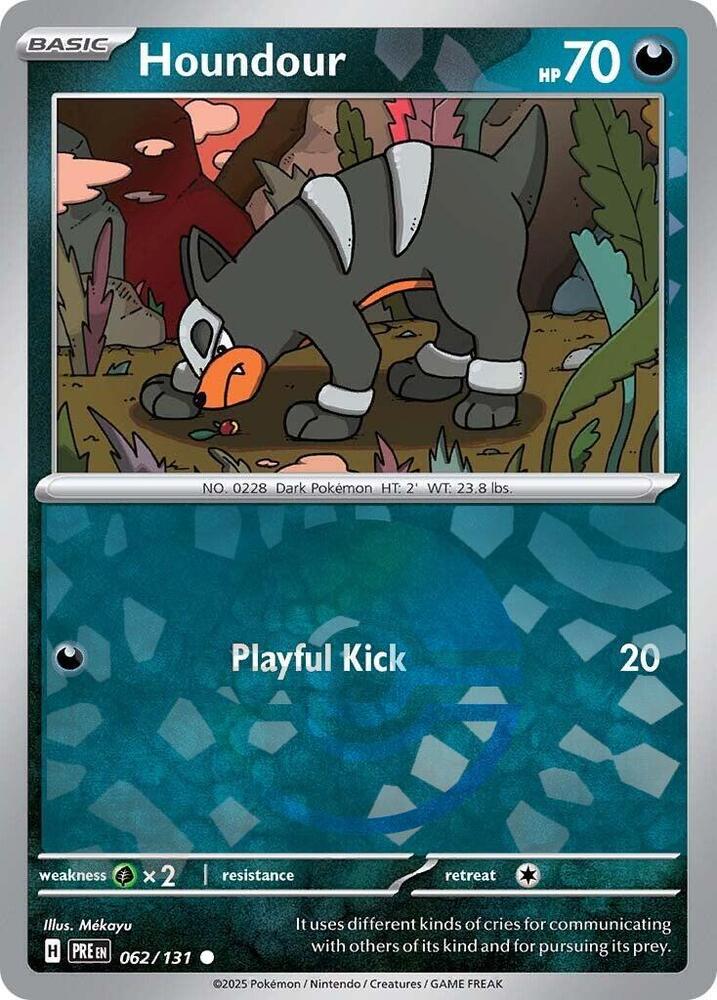 Houndour (062/131) (Poke Ball Pattern) [Scarlet & Violet: Prismatic Evolutions] | Devastation Store