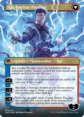 Ral, Monsoon Mage // Ral, Leyline Prodigy (Borderless) (Textured Foil) [Modern Horizons 3] | Devastation Store