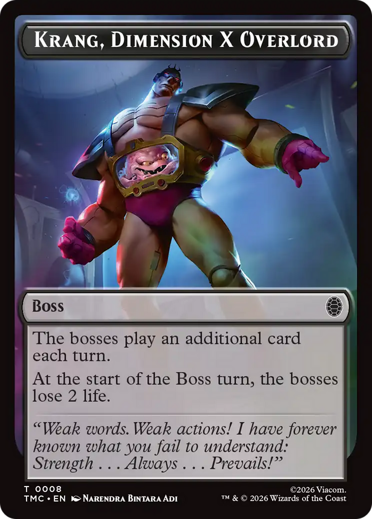 Krang, Dimension X Overlord [Teenage Mutant Ninja Turtles Commander Tokens] | Devastation Store