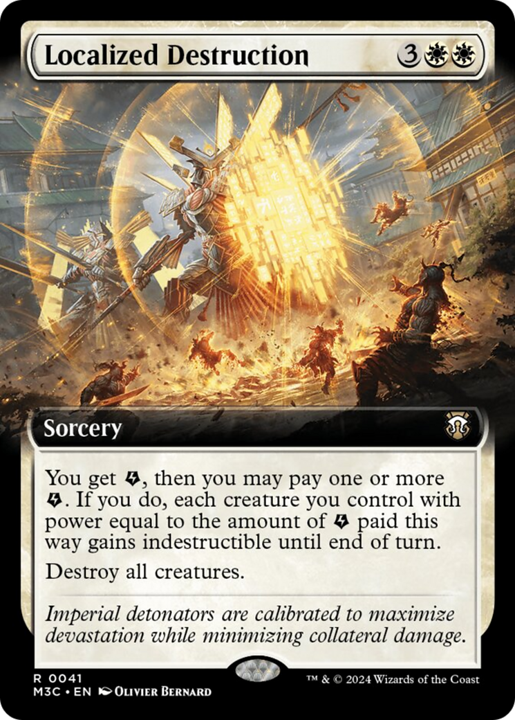 Localized Destruction (Extended Art) [Modern Horizons 3 Commander] | Devastation Store