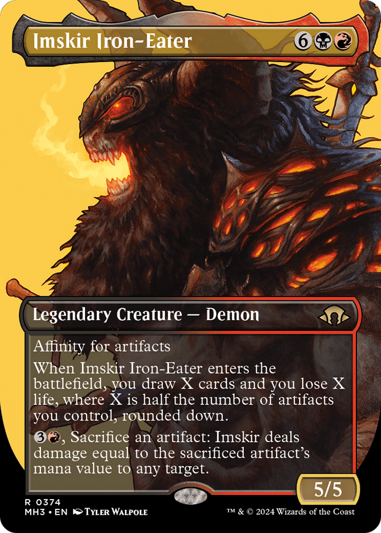 Imskir Iron-Eater (Borderless) [Modern Horizons 3] | Devastation Store