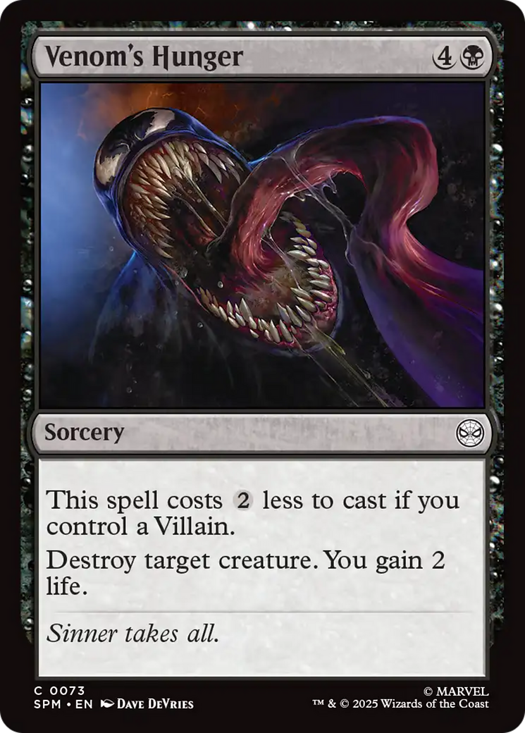 Venom's Hunger [Marvel's Spider-Man] | Devastation Store
