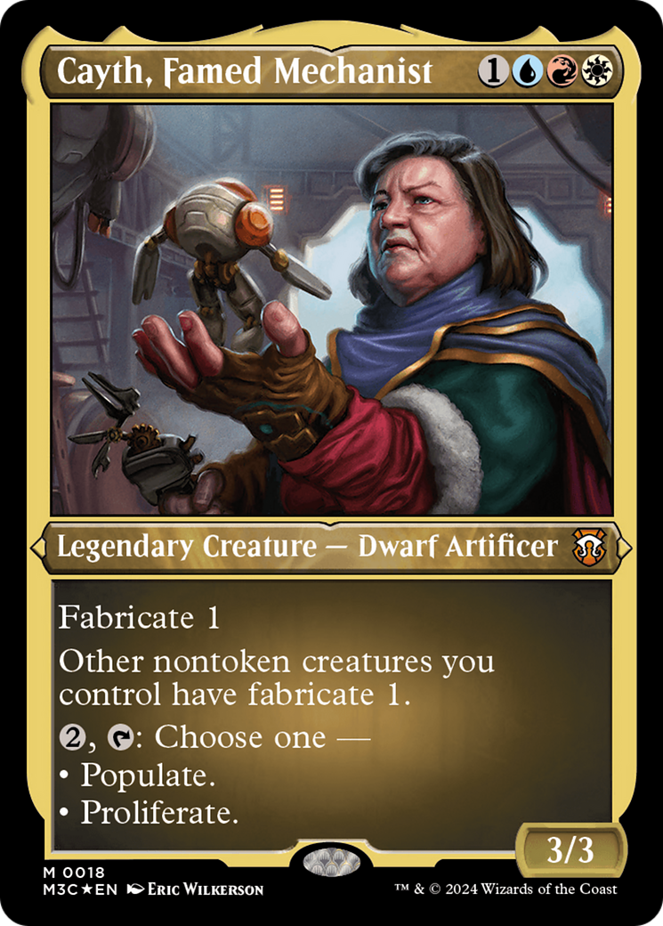 Cayth, Famed Mechanist (Foil Etched) [Modern Horizons 3 Commander] | Devastation Store