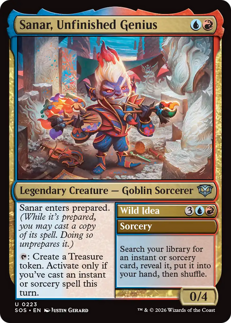 Sanar, Unfinished Genius [Secrets of Strixhaven] | Devastation Store