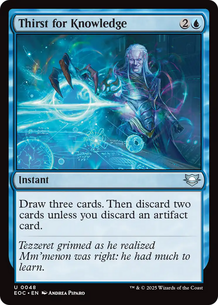 Thirst for Knowledge [Edge of Eternities Commander] | Devastation Store