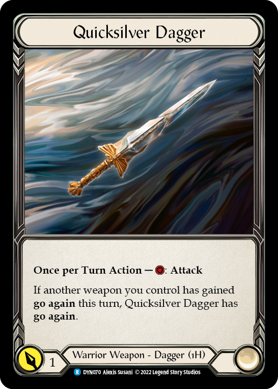 Quicksilver Dagger [DYN070] (Dynasty)  Rainbow Foil | Devastation Store