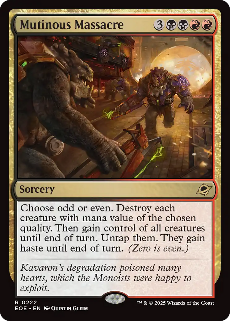 Mutinous Massacre [Edge of Eternities] | Devastation Store