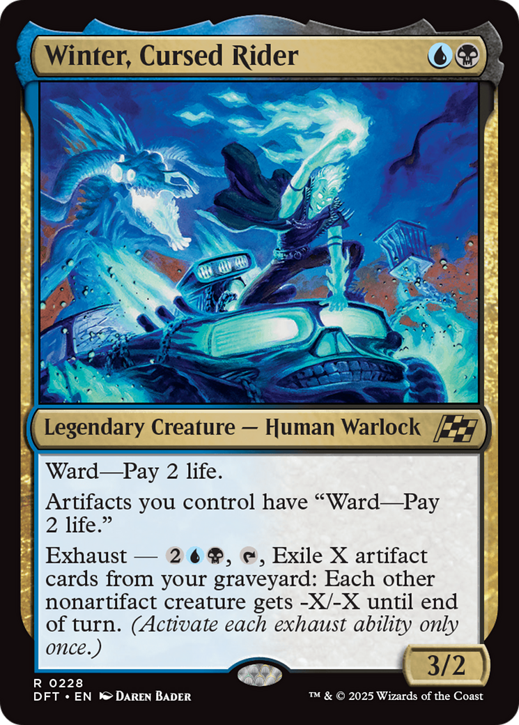 Winter, Cursed Rider [Aetherdrift] | Devastation Store