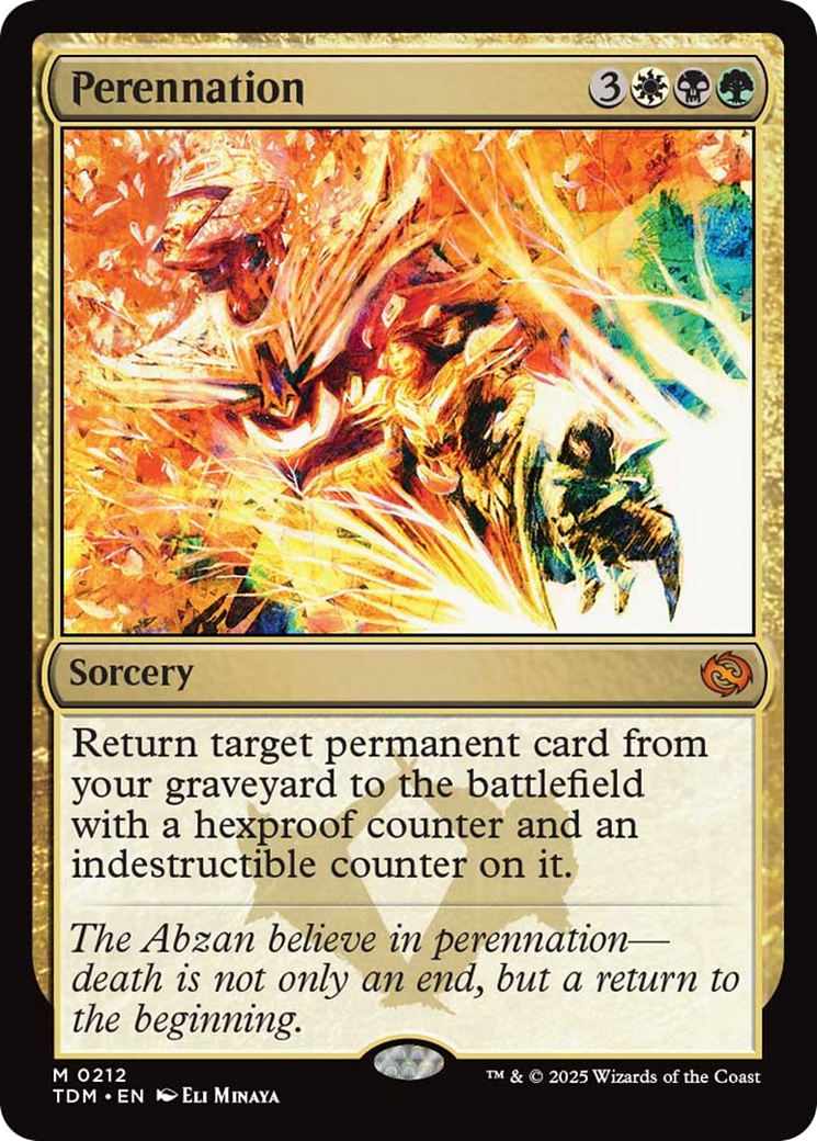 Perennation [Tarkir: Dragonstorm] | Devastation Store