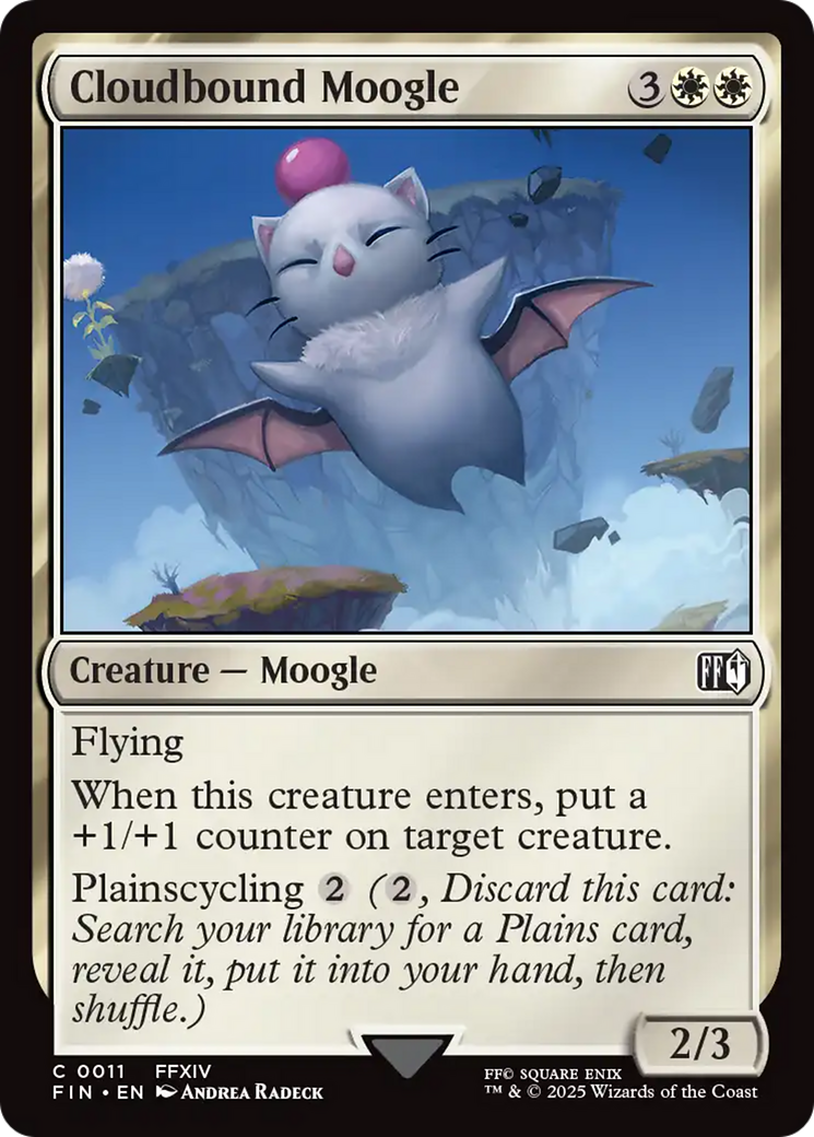 Cloudbound Moogle [FINAL FANTASY] | Devastation Store