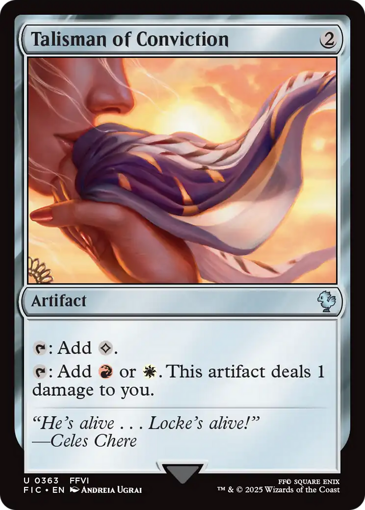 Talisman of Conviction [FINAL FANTASY Commander] | Devastation Store
