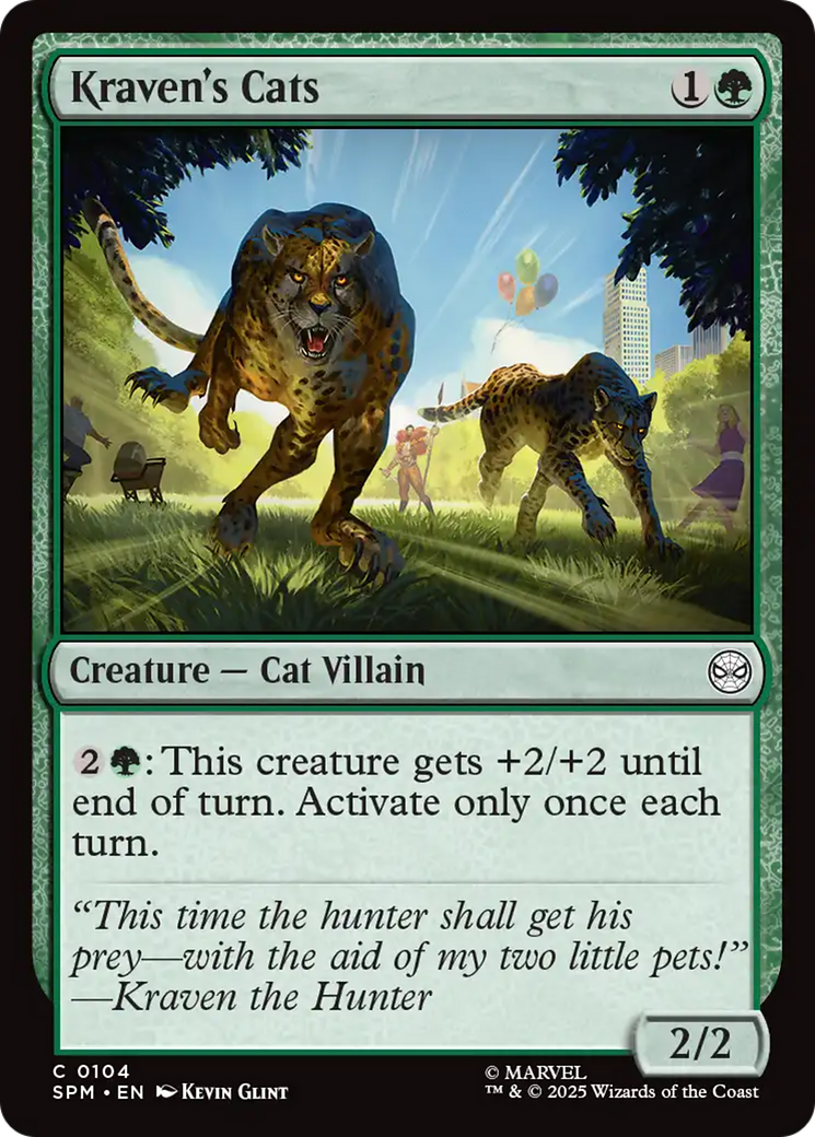 Kraven's Cats [Marvel's Spider-Man] | Devastation Store