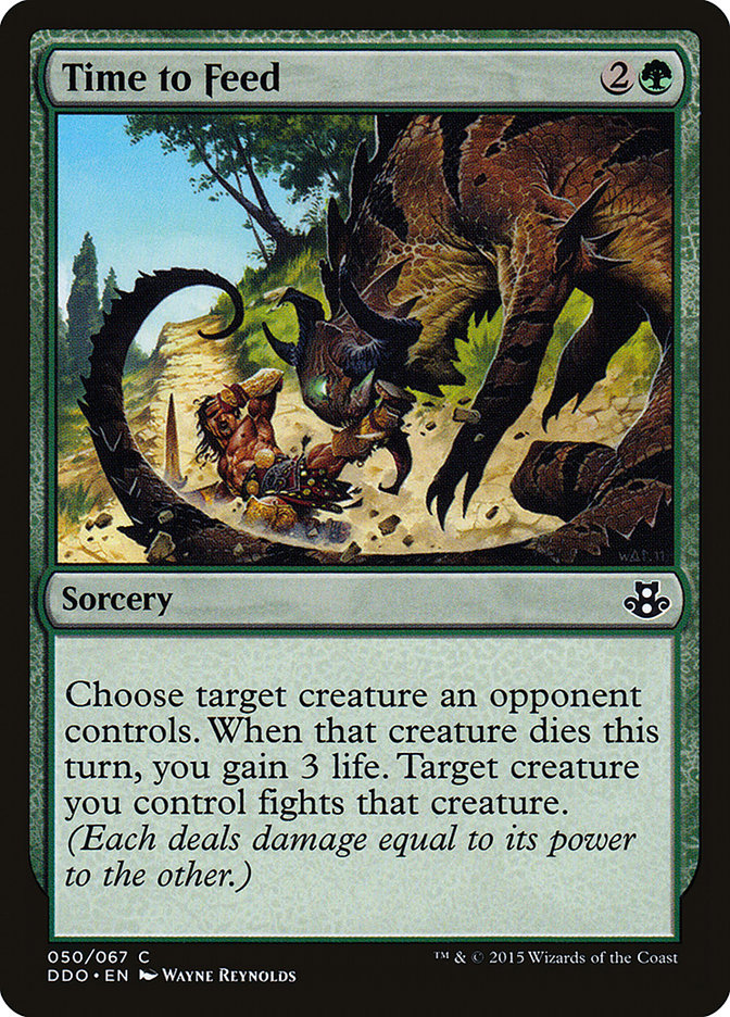 Time to Feed [Duel Decks: Elspeth vs. Kiora] | Devastation Store